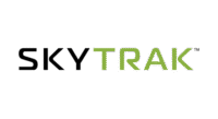 Logotipo oficial de SkyTrak para monitores de lanzamiento y simuladores de golf.