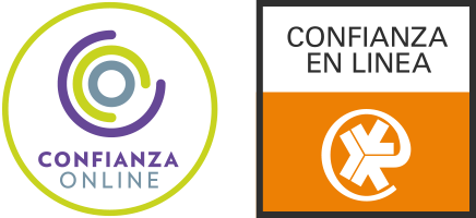 Sello doble de Confianza Online y Confianza en Línea para página web segura en España